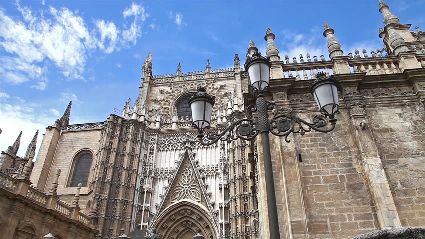 Royal Chapel in Granada Cathedral in a sunny day, Granada town, Andalusia, Spain.