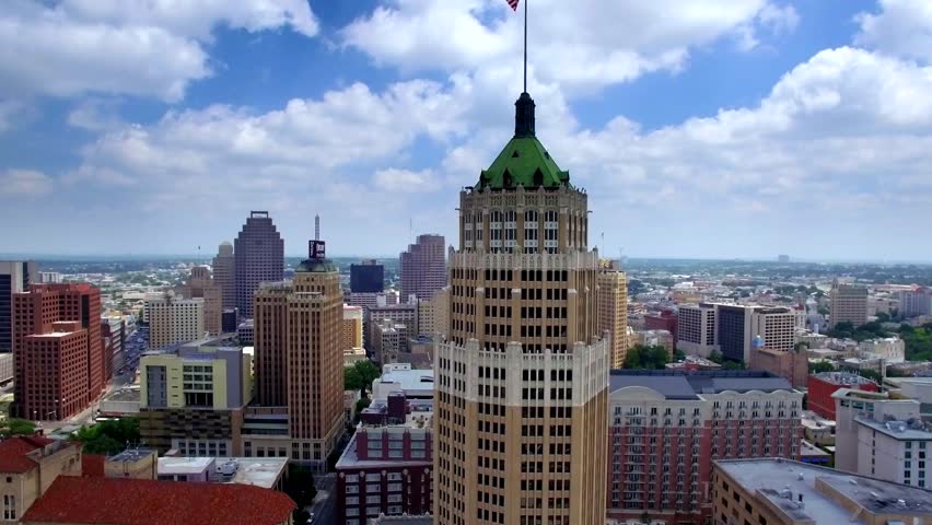 Aerial view of San Antonio skyline 4
