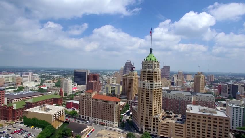 Aerial view of San Antonio skyline 3
