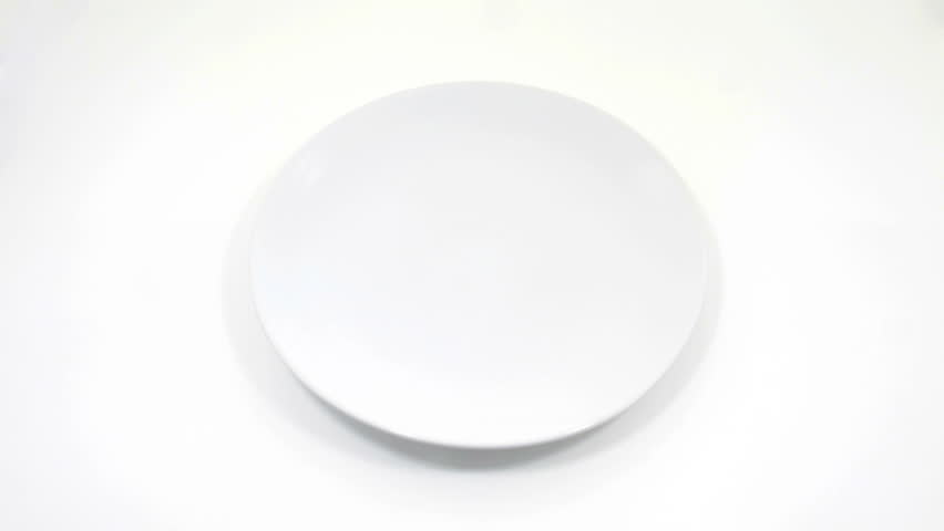 Put the rice and omelet to a plate, then eat it all