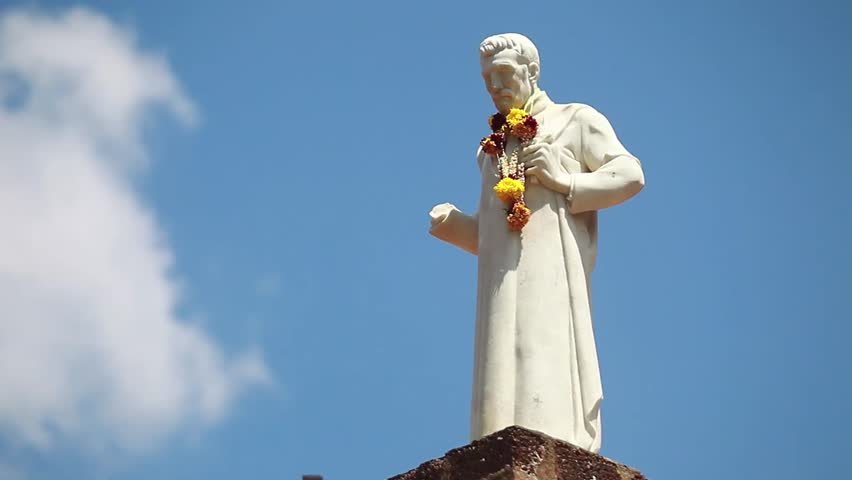 St Francis Xavier Statue. Located at St Paul