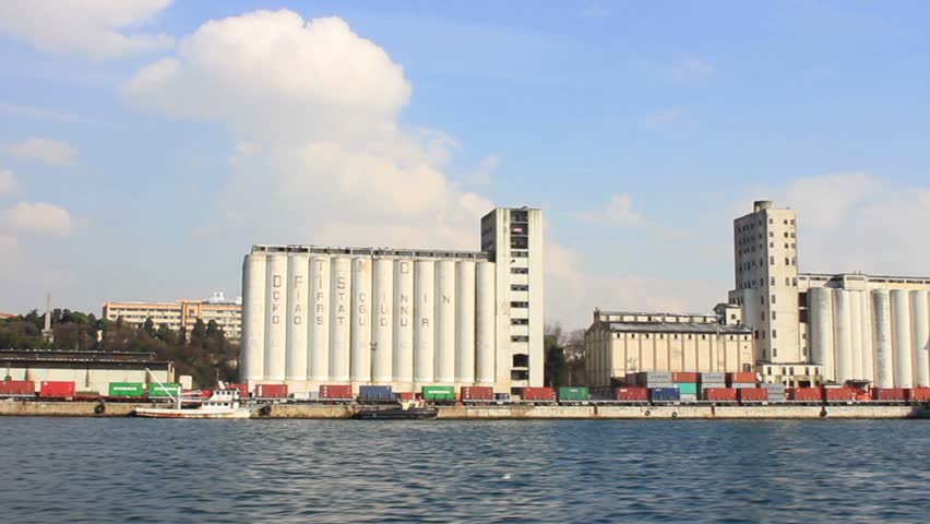 Port granary at Haydarpasa Port, Istanbul
