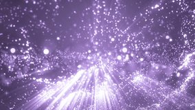 Brilliant violet for background.Particles violet in motion with the Rays. Explosion star