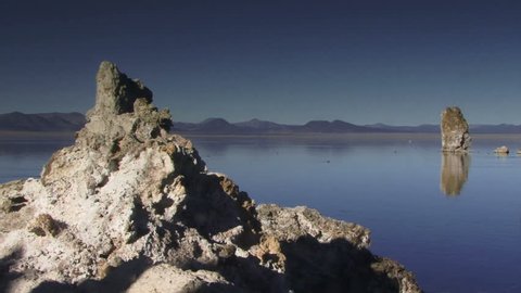 Mono Lake 008: A surreal landscape of Tufa columns at Mono Lake, California.