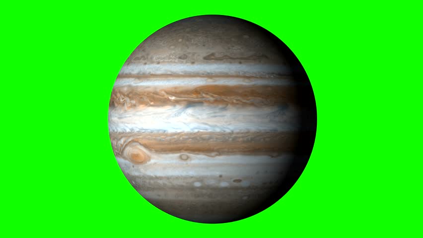 jupiter rotating spinning full rotation seamless Stock Footage Video ...