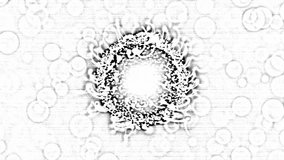 Abstract Black and White Rotating Sphere Animation - Loop - Powered by Shutterstock - Get 15% off with code: PIKWIZARD15