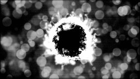 Abstract Black and White Rotating Sphere Animation - Loop - Powered by Shutterstock - Get 15% off with code: PIKWIZARD15