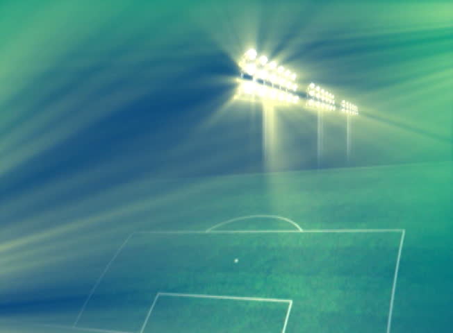 A sports stadium