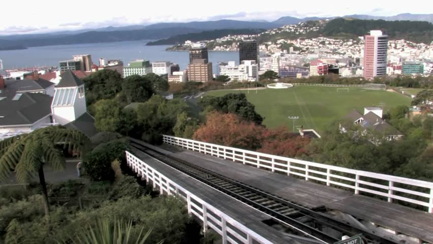 WELLINGTON, NEW ZEALAND - CIRCA 2011.  The Cable Car is one of Wellington's