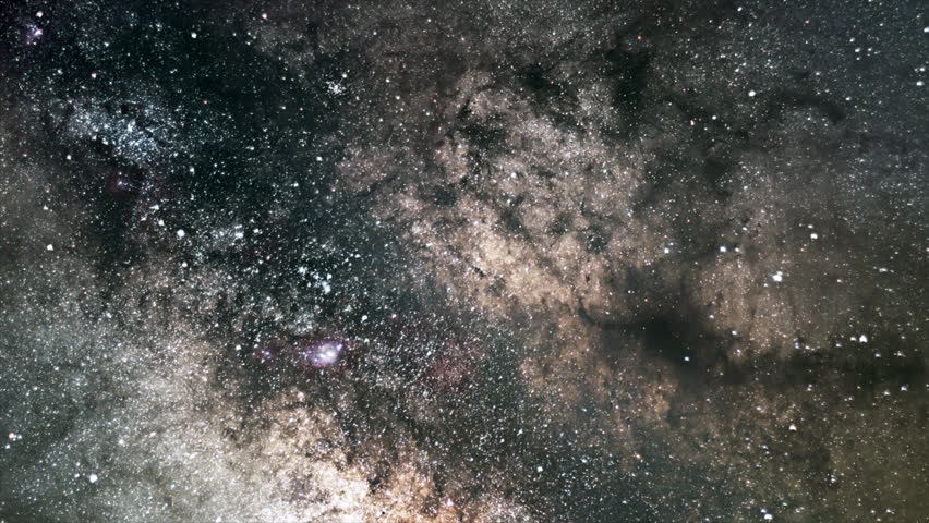 Milky Way galaxy. Core of Milky Way.