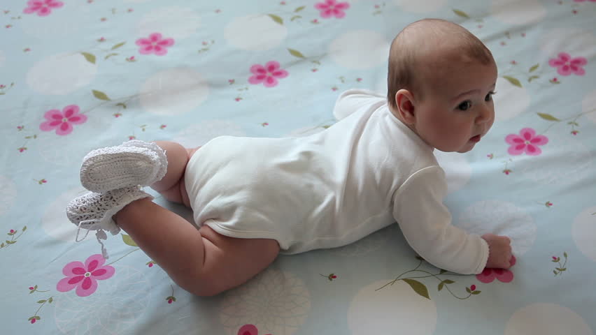 Baby Lying On His Stomach Stock Footage Video 100 Royalty Free 1959298 Shutterstock