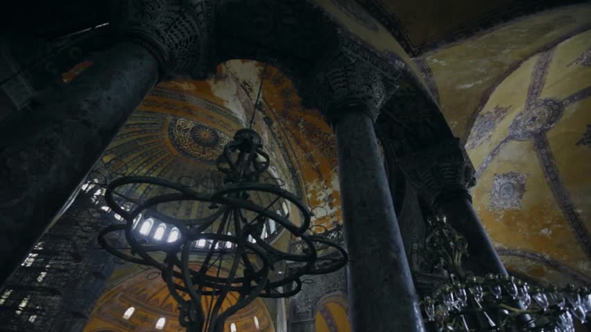 Interior of Hagia Sophia. Turkey, Istanbul