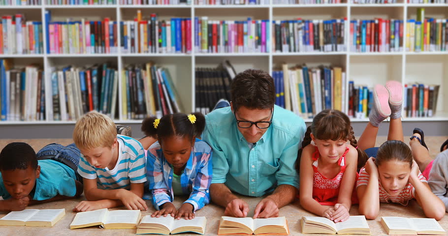 Teacher and Kids Lying On Stock Footage Video (100% Royalty-free) 19598848  | Shutterstock