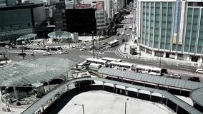movie clip of everyday - intersection of Shizuoka Terminal 