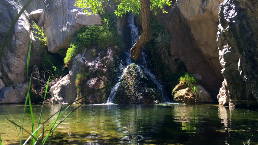 Darwin Falls, Waterfall in Death Valley National Park California USA