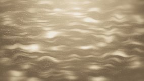 Bright gold flood lights flashing with stars. Abstract Gold Background With Waves And Lines. Animation seamless loop.
