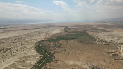 Lower Jordan - Greanery around Jordan River - Jordan River valley
