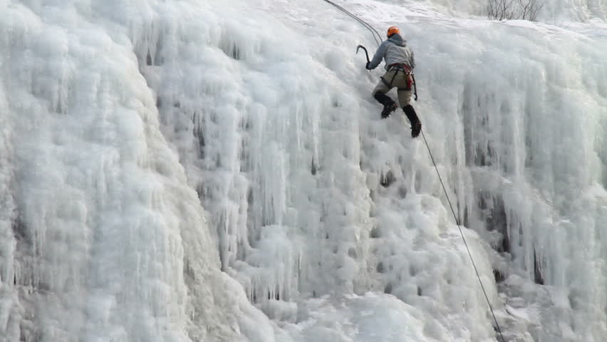 Iced down. Ice Climber.