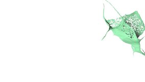 close-up view of green splashes. Colored paint - Powered by Shutterstock - Get 15% off with code: PIKWIZARD15