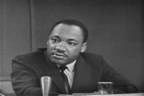 Martin Luther King Discusses How Constitution Stock Footage Video (100% ...