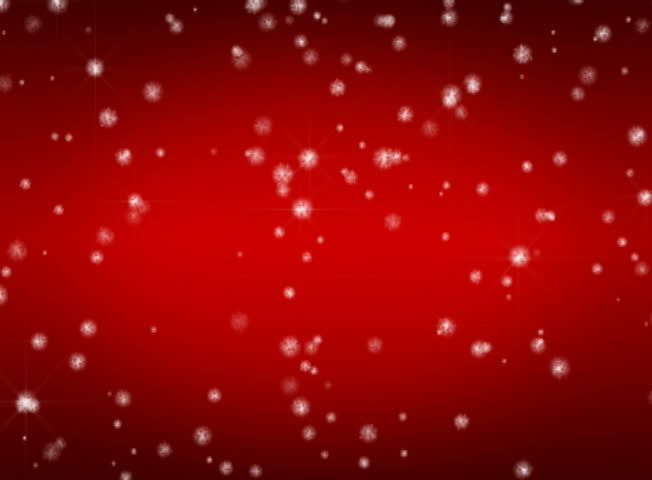 Snow Falling Against a Red Stock Footage Video (100% Royalty-free ...