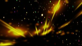 powerful light particle video animation