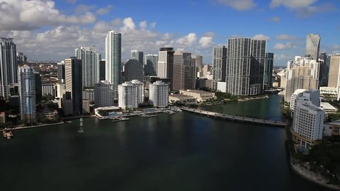Aerial view of Downtown Miami