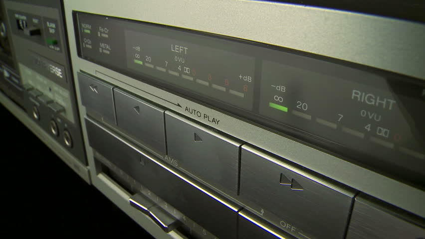 Operating a component audio cassette player, recorder.