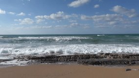 Romantic Sea Coast - The Mediterranean sea, November 2011