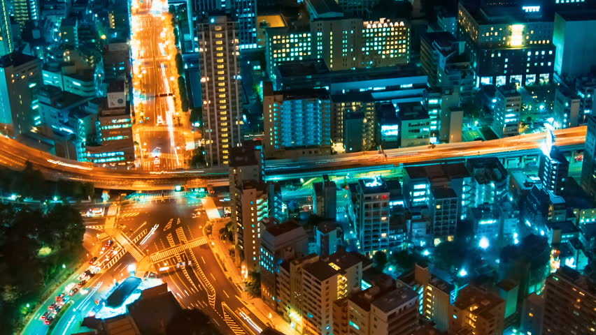 Tokyo Cityscape time-lapse from Tokyo Tower in Minato-ku | Shutterstock HD Video #19746949