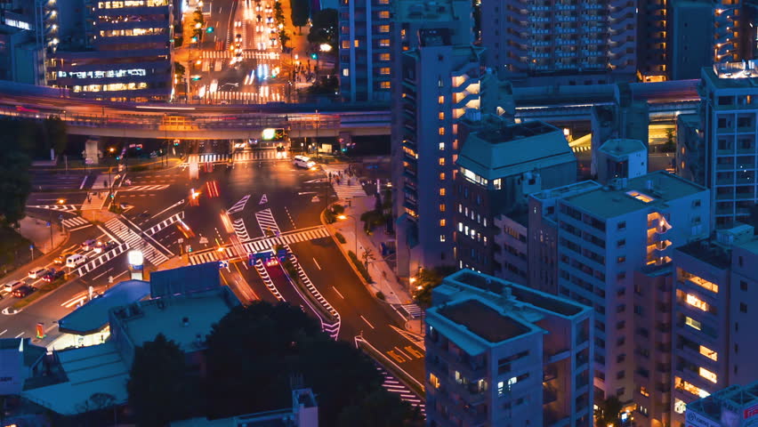 Tokyo Cityscape time-lapse from Tokyo Tower in Minato-ku | Shutterstock HD Video #19746961