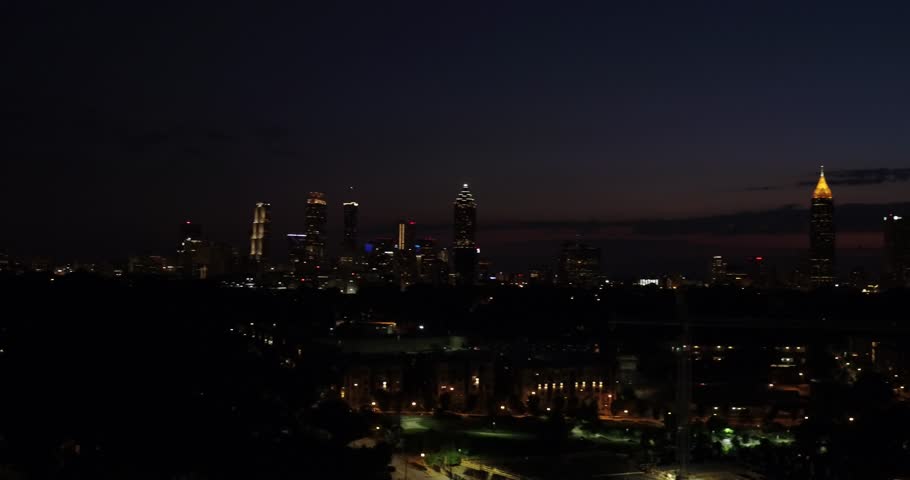 Atlanta/downtown/night