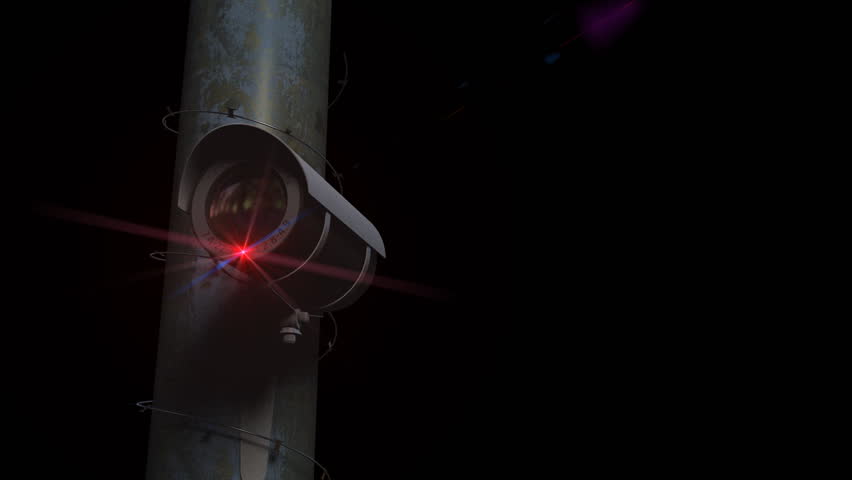 Security Camera LOOP with razor wire