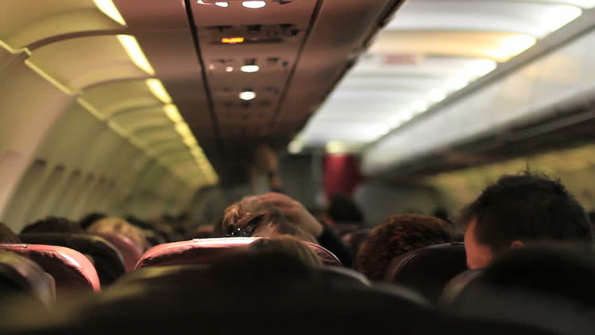 Passengers on plane