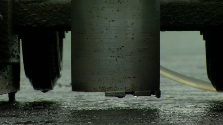 Asphalt drilling for test 2