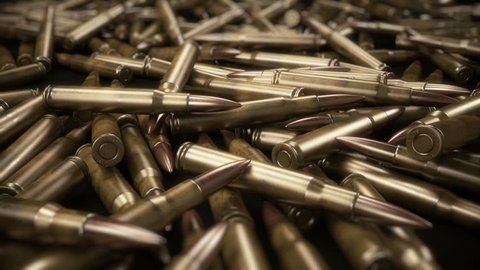Trade In Weapons - Bullets Background 3D Animation