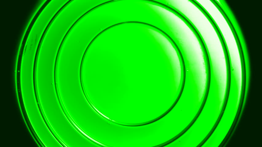 Green lens fade up and down