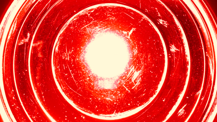 Flashing red lens