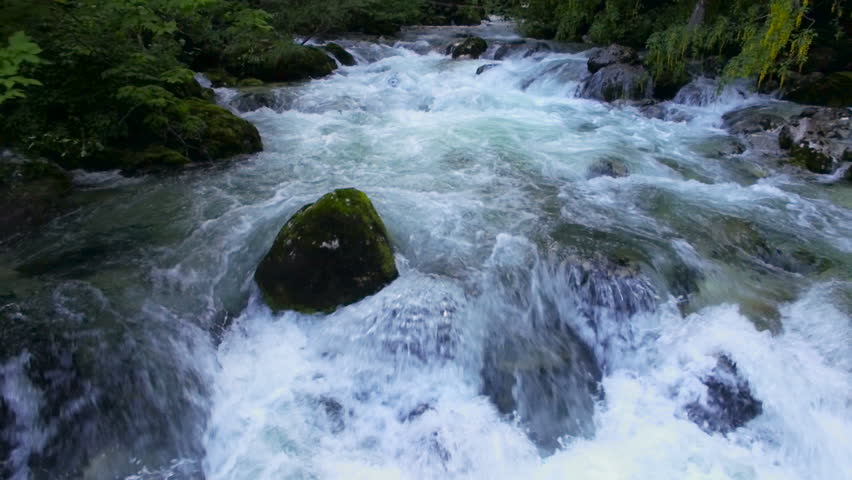 mountine river Savica, Slovenia