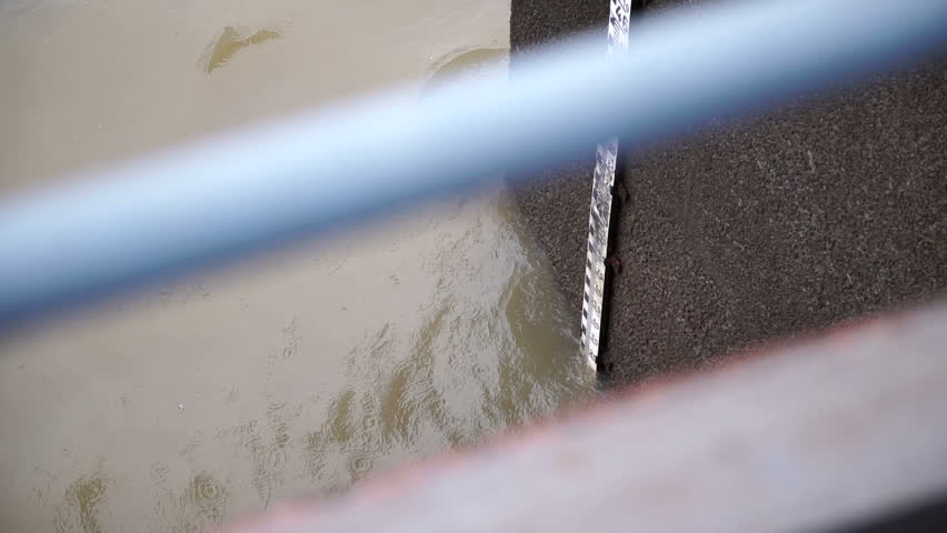 Measure the water level of a lake.