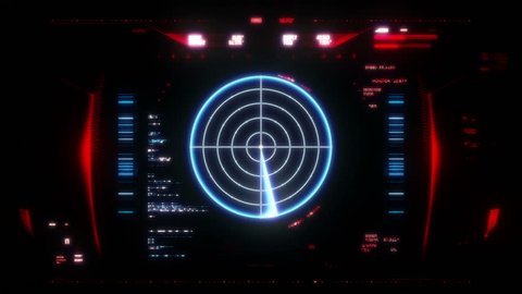 Ultra high resolution footage of futuristic interface of artificial intelligence scanner.Digital background.Blinking and switching indicators and statuses showing searching process.UHD,HD,1080p