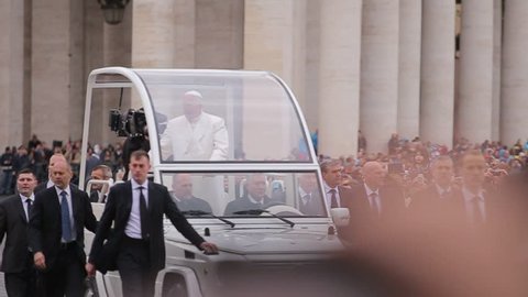  Apr 28 2015: Pope and the Vatican in the Car
