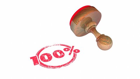 100 Percent Stamp Perfect Total Best Score Grade 3d Animation