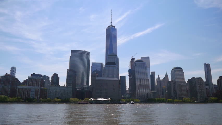 Lower Manhattan Skyline from Hudson River