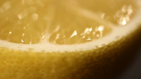 Yellow Lemon Sour Taste Refreshing Citrus Stock Footage Video (100% ...