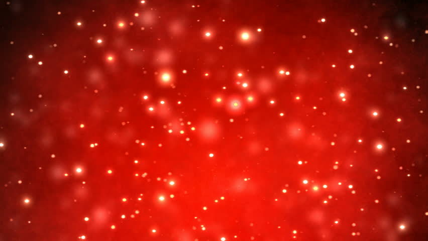 Red glitter bokeh particle background - seamless… - Royalty Free Video