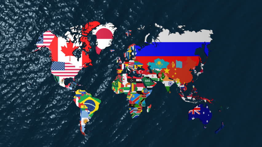 countries of the world map flags Libya World Map With Flags Stock Footage Video 100 Royalty Free countries of the world map flags