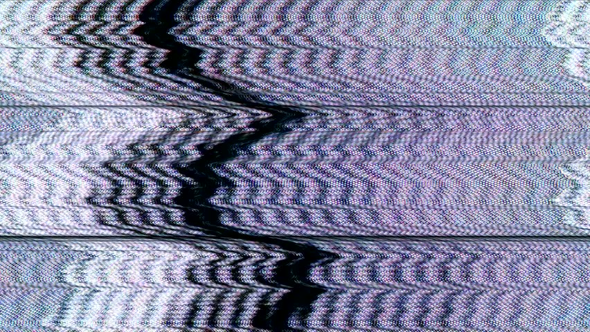 Distortion and Flickering, analog TV signal.