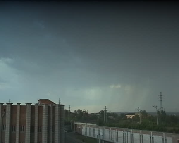 Huge lightning in the city #1 