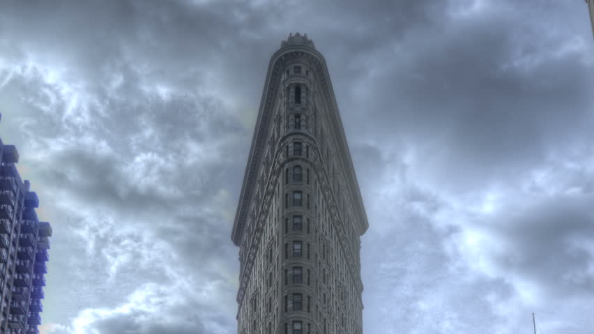 NEW YORK CITY - Feb 12: HDR Timelapse of the Crossing at Flatiron Building at